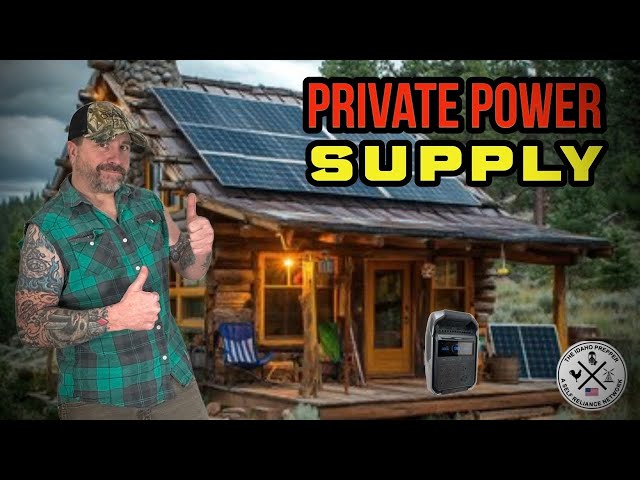 PERSONAL POWER SUPPLY FOR YOUR BUGOUT CABIN OR HOME WHEN SHTF! With Special Guest - Ronnie Walker!