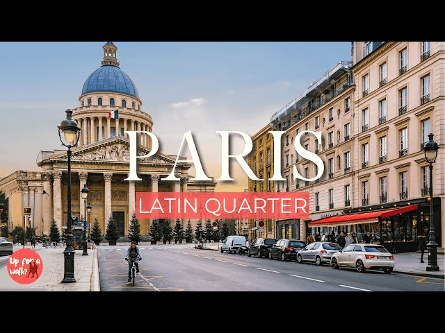 PARIS Walking Tour | Latin Quarter, Jardin du Luxembourg, Pantheon & MORE