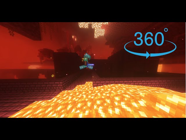 Minecraft 360° Nether Fortress Adventure!