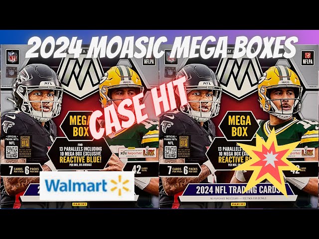 Case Hit 🔥 2024 Mosaic Football Mega Boxes from Walmart ** Case Hit + Top RC Parallel Pulls! **