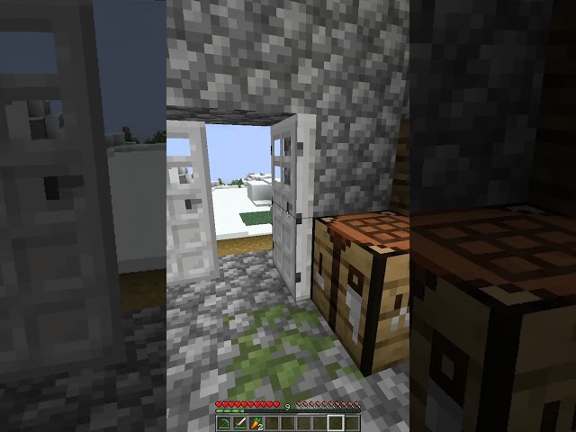 Bro Have Iron Door Open With Hand  #minecraft #subscribe  #shortsviral