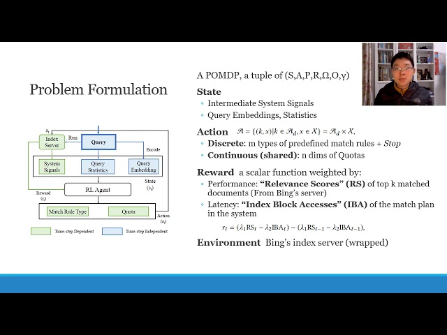 Match Plan Generation in Web Search with Parameterized Action Reinforcement Learning