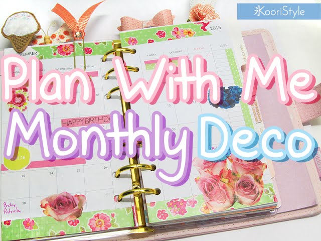 【Plan With Me】 November Monthly Decoration ★! (Sub Español)