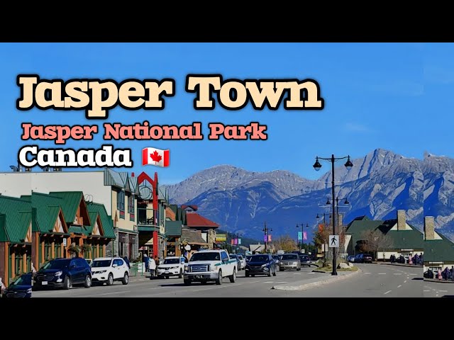 Jasper Alberta Canada | Jasper Town walking Tour just before wildfire 2024 #Canada #alberta #Jasper