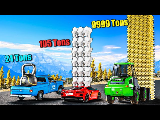 Which Vehicle Can Push The Heaviest Object in GTA 5?