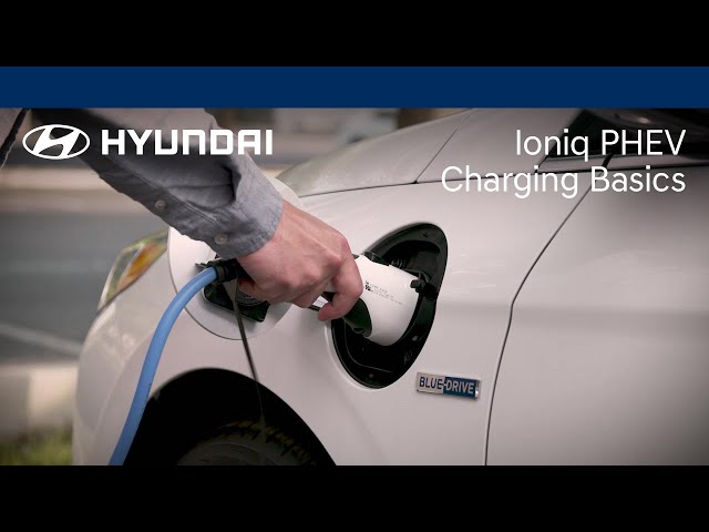 Ioniq Plug-In Hybrid Charging Basics | Hyundai