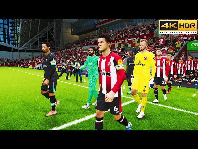 PES 2025 | Brentford vs Liverpool | REALISTIC PREMIER LEAGUE AI PREDICTION @ 4K 60FPS HDR