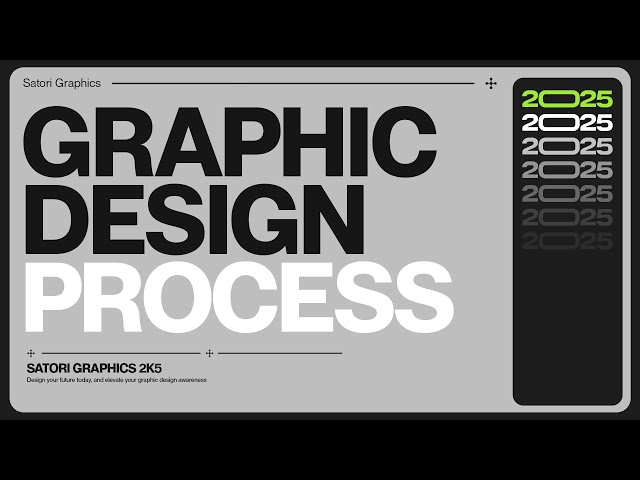 The ONLY Graphic Design Process You Need In 2025! (BOOKMARK THIS)