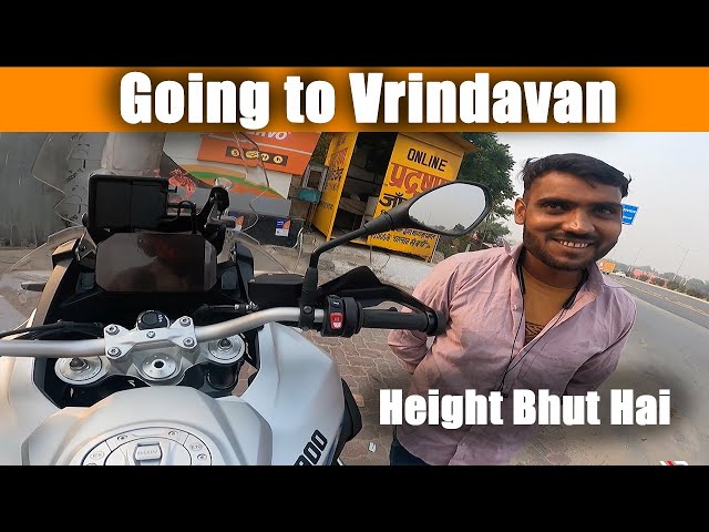 Ride to Vrindavan on my all new BMW F 900 GS #rrd #rrdvlogs #bmwf900gs #bmwadventurebike