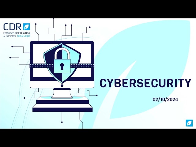 PMI e Cyber Security: sfide e opportunità - CDR Tax & Legal