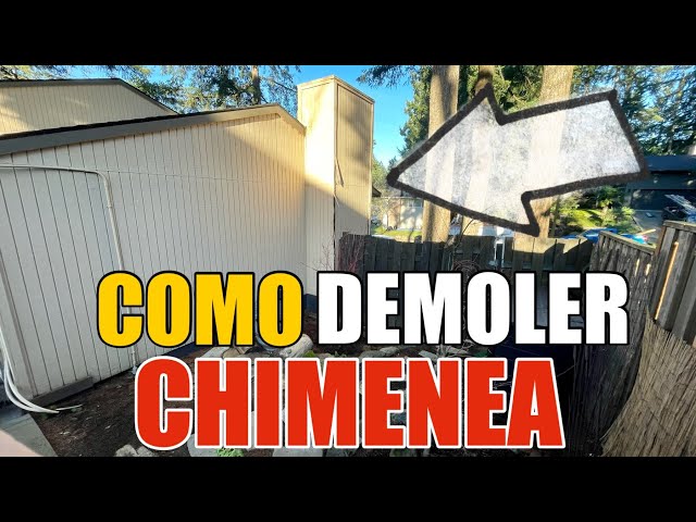 Como Demoler Una Chimenea En La Parte Exterior De Una Casa Paso A Paso DIY Instalamos Siding Tambien