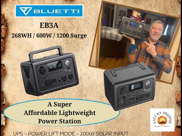 "The BLUETTI EB3A" Power Station Tabletop review, & also comparing it to other 600W power stations