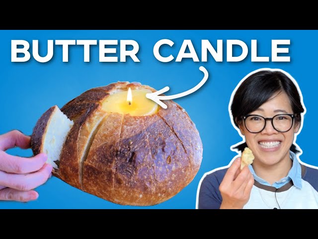 Perfect No Knead Bread + BUTTER Candle