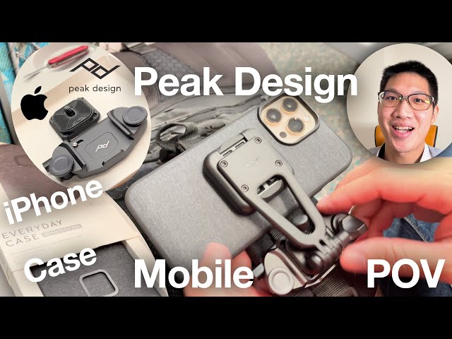 Unboxing iPhone 13 Pro Max Peak Design Mobile Creator Kit, Everyday Case, Capture V3! GoPro POV Shot