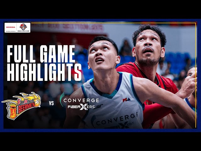 SAN MIGUEL vs. CONVERGE | FULL GAME HIGHLIGHTS | PBA SEASON 49 COMMISSIONER'S CUP | JAN. 24, 2025