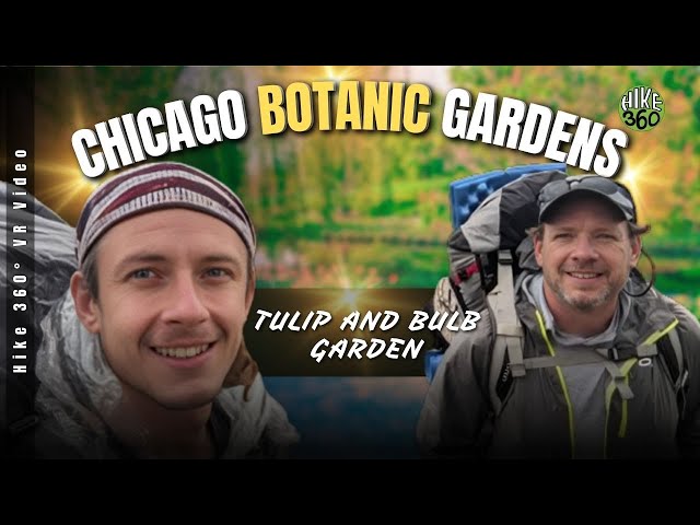 Chicago Botanic Gardens - Tulip and Bulb Garden (Hike 360° VR Video)