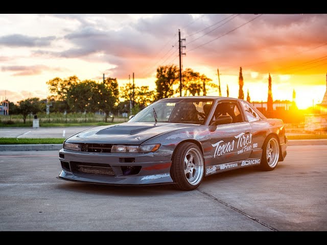 Monster JZ powered 240sx drift battle at Lone Star Drift rd2