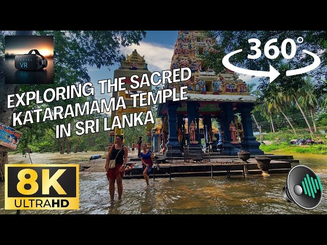 Unique and Spiritual Sella Kathirkamam (Kataragama) Temple in the middle of Sri Lanka Island