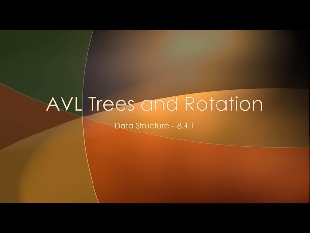 RR rotation in AVL Tree