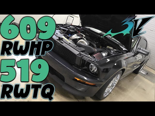 609 RWHP (3V 2005 MUSTANG) Brenspeed Paxton Supercharger Package and B302 Engine all cammed out