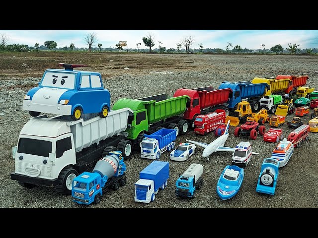 🚕Wow ‼️ Mobil Truk Tronton Rc Panjang Bongkar Mobil Mobilan Truk Oleng Molen Mobil Balap Excavator🚛