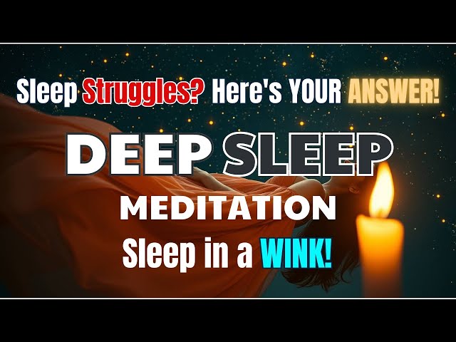 Sleep in 10 Minutes – No More Racing Thoughts | Deep Sleep Guided Meditation