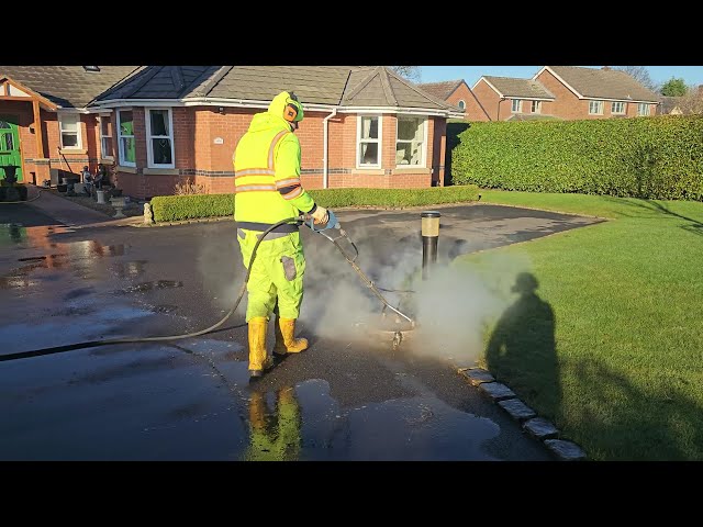 8K Real-Time Pressure Washing with Mosmatic Surface Cleaner | High-Pressure Cleaning by StokeJetWash