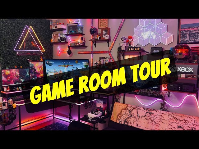 My Game Room Tour 2025 #gameroom #battlestation #gaming #setup