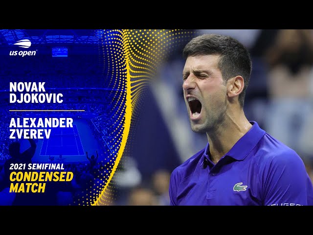 Novak Djokovic vs. Alexander Zverev Condensed Match | 2021 US Open Semifinal