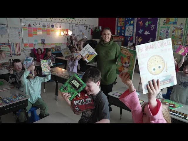 West Elementary students get chance to build home libraries at book fair