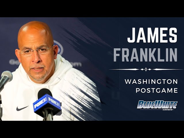 Penn State head coach James Franklin recaps White Out win over Washington