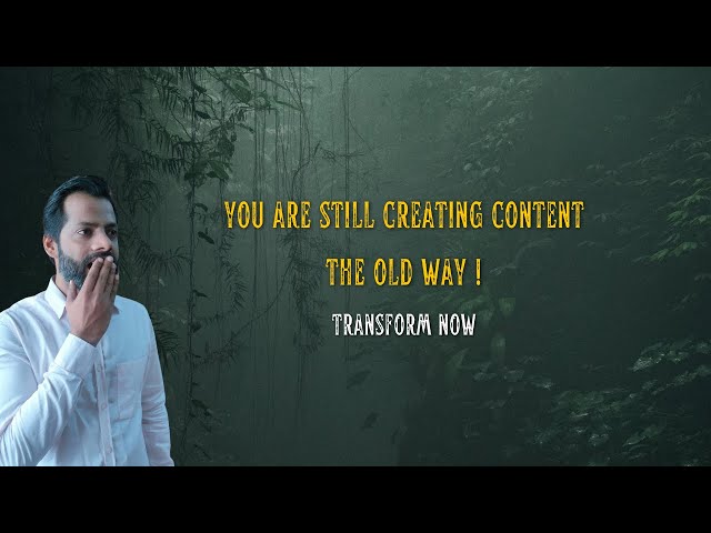 You Are Still Creating Content The Old Way! Tech and saas companies Transform Now !