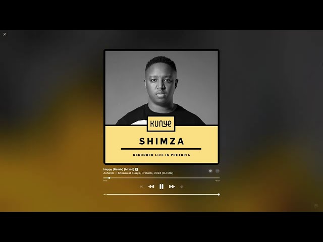 Shimza at Kunye, Pretoria, 2024 (DJ Mix)