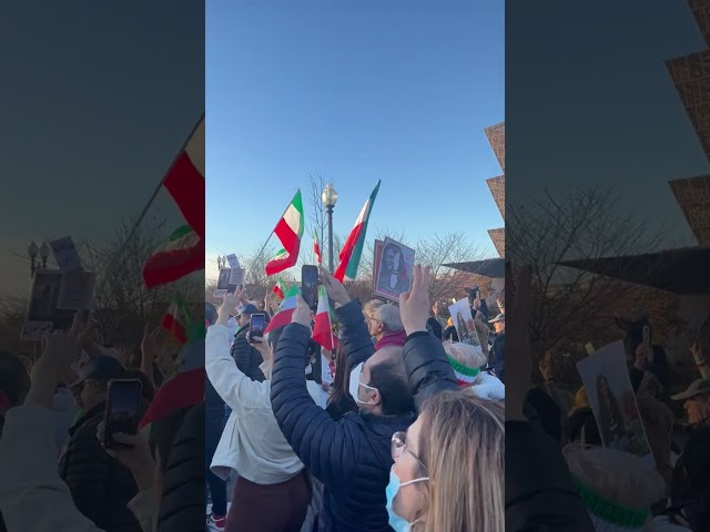 Demonstration in Washington DC in Support of Iranian Protesters