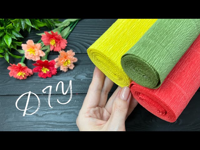 How to Make Crepe Paper Flowers Crepe Paper Decoration Idea