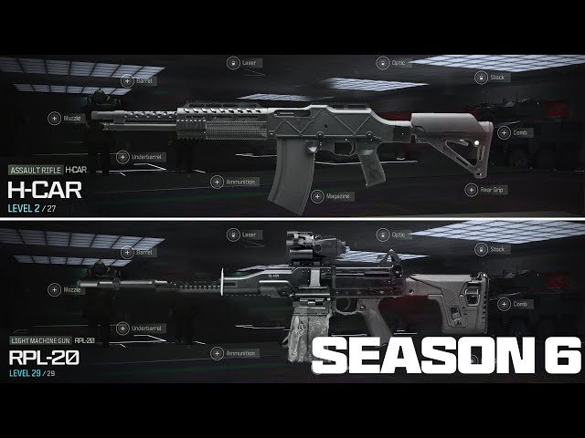 NEW MW3 Season 6 DLC Weapons EARLY PREVIEW! (RPL 20, HCAR, Aftermarket Parts, & MORE)