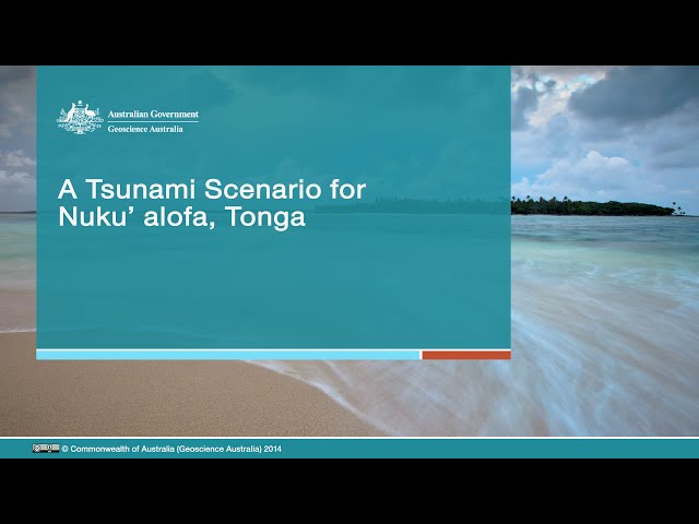 A Tsunami Scenario for Nuku'alofa, Tonga