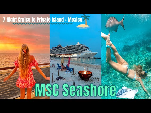 Cruise Vlog! 7 Nights on MSC Seashore | Grace Taylor