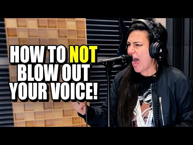 How to NOT blow out your voice.