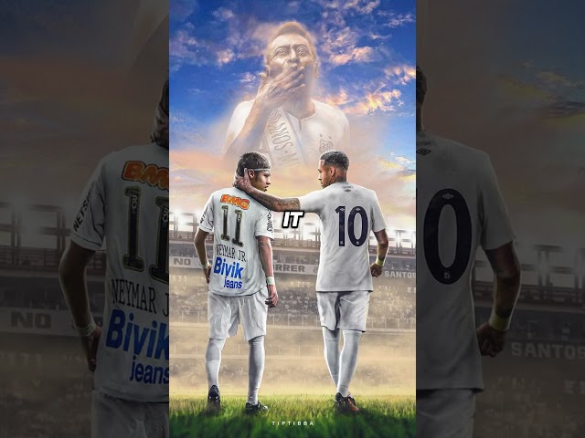 NEYMAR'S RETURN TO SANTOS WAS BECAUSE OF PELE 🥹👑 THE FIRST INTERDIMENSIONAL TRANSFER 😳