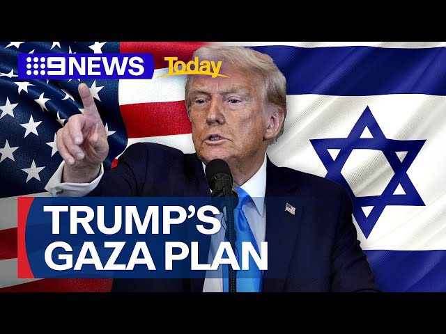 Donald Trump firm on Gaza takeover plan | 9 News Australia