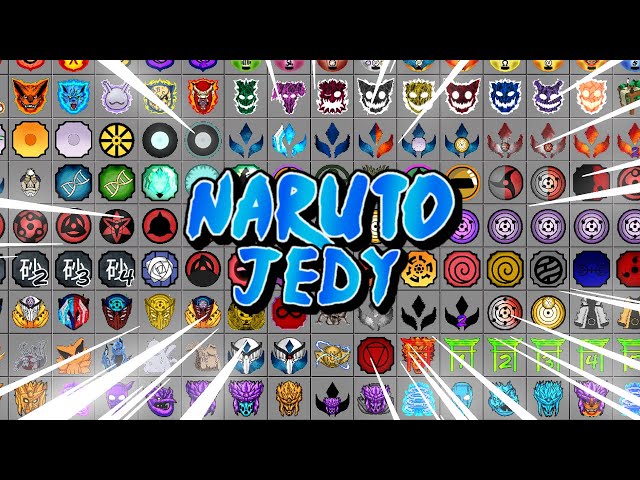 SAIU!!!NOVA ADDON NARUTO JEDY V20.0 PARA MINECRAFT PE 1.21.41+ COM 500 MODOS DIFERENTES!😱😱😱