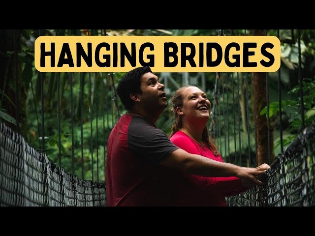 WE FOUND THE BEST VIEWS IN COSTA RICA - Hanging Bridges | LA FORTUNA