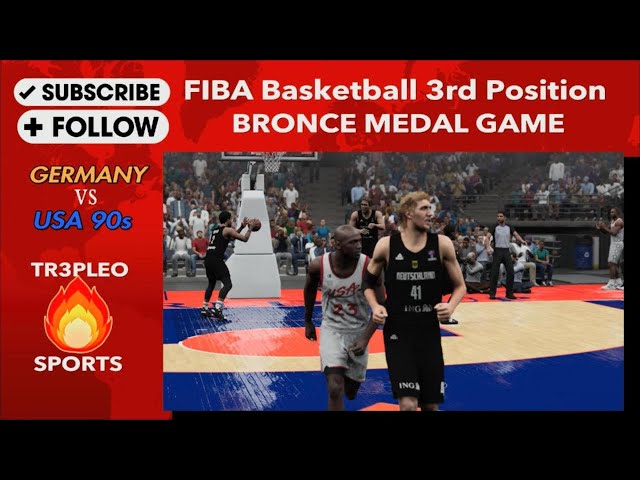 FIBA 🏀 WORLD CUP 2023 BRONCE MEDAL GAME GERMANY vs USA 90s (2K)