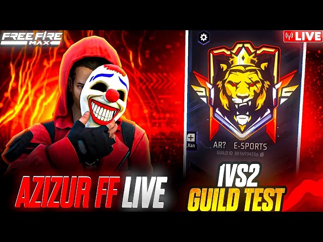 Live Guild Test 1vs1,1vs2,1vs3,1vs4 🔥 | Azizur Is Live 🔥 | I'm Back After A Long Time 😱