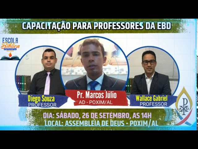 CAPACITAÇÃO PARA PROFESSORES DA EBD