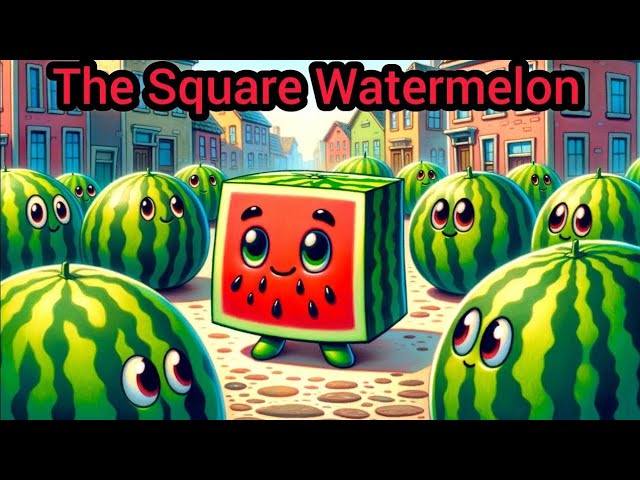 THE SQUARE WATERMELON | Bedtime stories for kids | English story for kids with morals