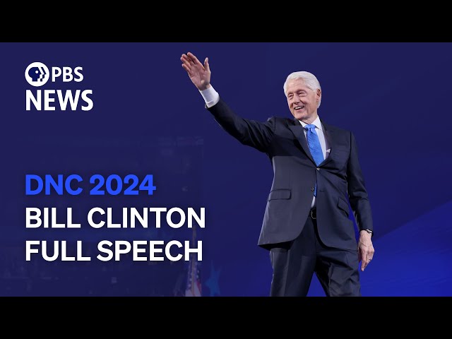 WATCH: Bill Clinton speaks at 2024 Democratic National Convention | 2024 DNC Night 3