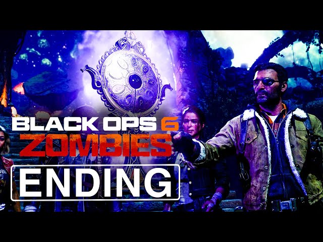 "THE TOMB" EASTER EGG ENDING CUTSCENE (Black Ops 6 Zombies DLC 2 Cinematic Ending)