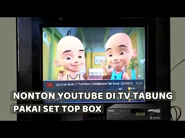 Cara nonton YouTube di TV Tabung pakai Set Top Box Tv Digital